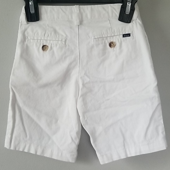 Boys White Polo Shorts - Size 5 - Picture 2 of 4